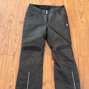 Women's dark grey Spider ski pants 10